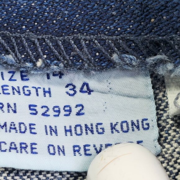 Vintage Jordache High-Waisted Jeans With Horse Embroidery & Contrast Stitching, - Picture 4 of 9